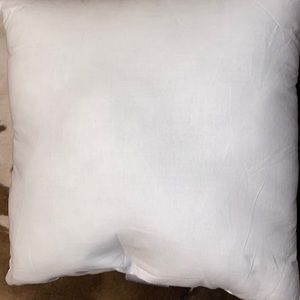 1- New Pillow Insert/Filler ~ White 14” x 14”